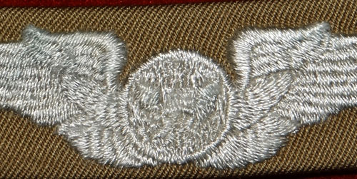 WW II Cloth 3 inch "AIRCREW" Wing