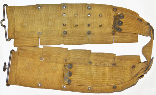 U.S. M-1910 WW I & II "Mills" Ten Pocket Cartridge Belt