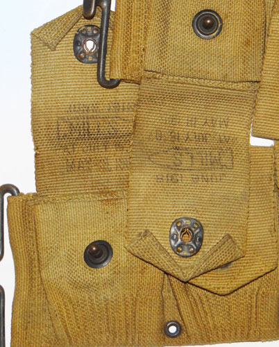 U.S. M-1910 WW I & II "Mills" Ten Pocket Cartridge Belt