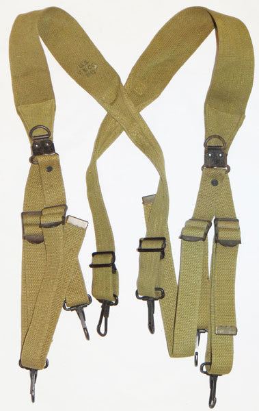 WW II 1942 Dated M-1936 Belt Suspenders