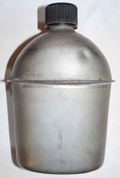 WW II 1945 Dated M-1910/42 Stainless Steel Canteen