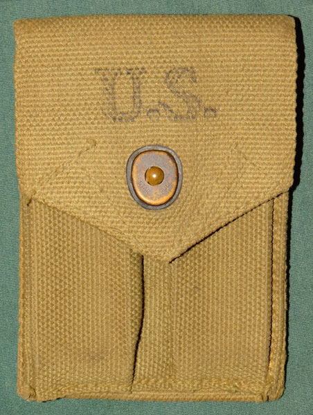 U.S. WW II M-1923 Automatic Pistol Clip Pouch