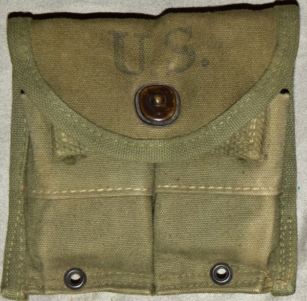 1952 Dated Korean War U.S. M-43/44 M-1 Carbine & M-1 Garand Clip Pouch