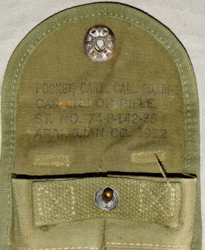 1952 Dated Korean War U.S. M-43/44 M-1 Carbine & M-1 Garand Clip Pouch