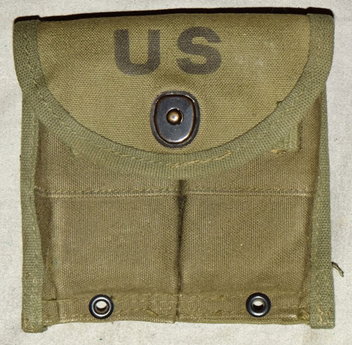 U.S. 1957 Dated M- 43/44 M-1 Carbine & M-1 Garand Clip Pouch