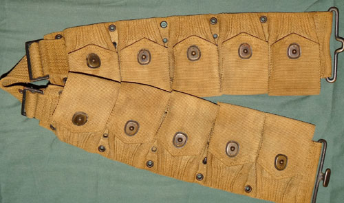 U.S. WW I  M1910 "Mills" 10 Pocket Cartridge Belt