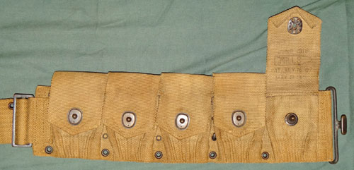 U.S. WW I  M1910 "Mills" 10 Pocket Cartridge Belt