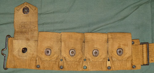 U.S. WW I  M1910 "Mills" 10 Pocket Cartridge Belt