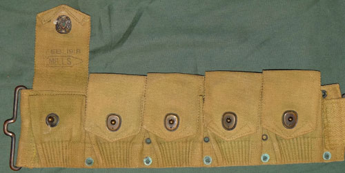 U.S. WW I  M1910 "Mills" 10 Pocket Cartridge Belt