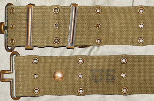 Korean War Period U.S. M-1936 Pistol & Revolver Belt