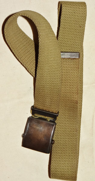 World War I U.S. Web Belt for Trousers