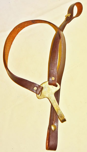 U.S. Leather and Brass Hanger