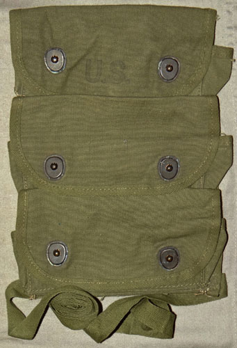 U.S. WW II Three Pocket Hand Grenade Carrier