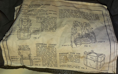 Korean War M-1944 Field Cargo Bag