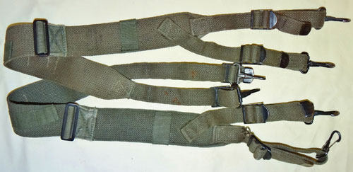 U.S. WW II Army M-1944 Combat Suspenders