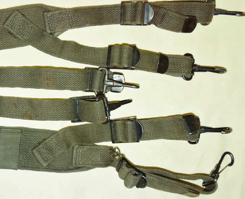 U.S. WW II Army M-1944 Combat Suspenders