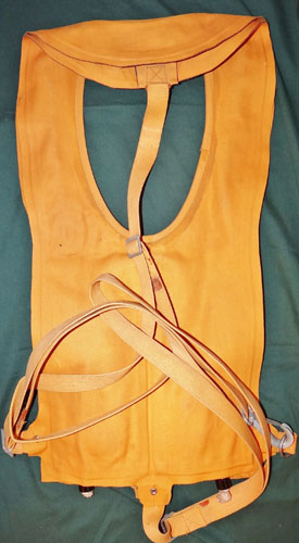 U.S. WW II Type B-4 Yellow Life Preserver