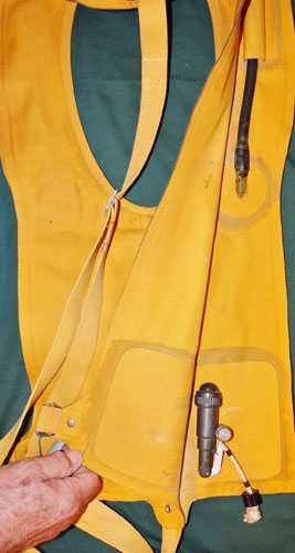 U.S. WW II Type B-4 Yellow Life Preserver