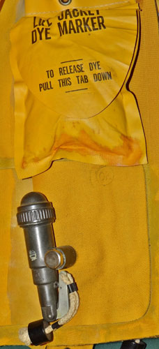 U.S. WW II Type B-4 Yellow Life Preserver