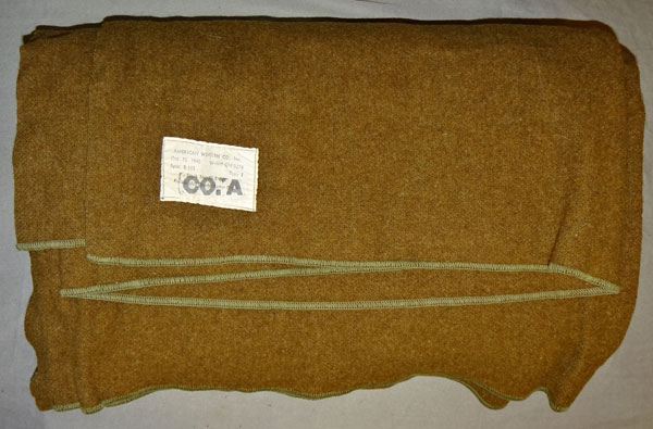 WW II 1940 Dated U.S. Army Wool Blanket - US Field Gear - Jessen's ...