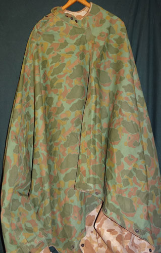 U.S. Navy WW II Camouflage Poncho