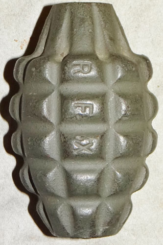 U.S. Military Practice Fragmentation Hand Grenade