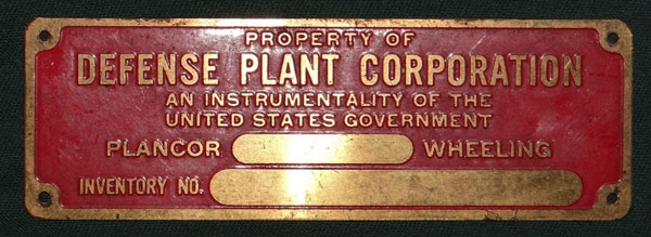 WW II Metal Defense Plant Corp