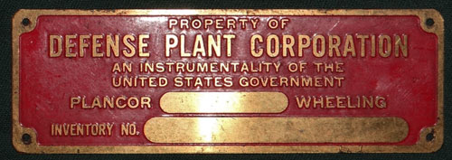 WW II Metal Defense Plant Corp