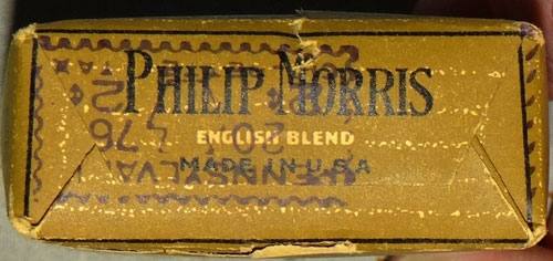 WW II Pack of Cigarettes "Philip Morris"