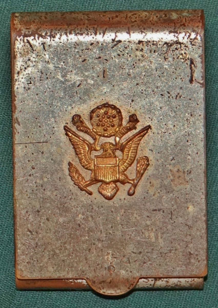 WW II Metal Match Book Holder