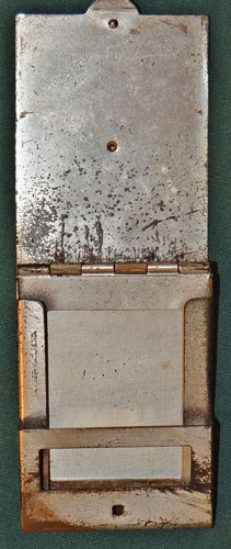 WW II Metal Match Book Holder