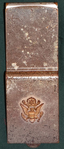 WW II Metal Match Book Holder