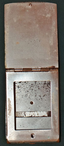 WW II Metal Match Book Holder