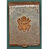 WW II Metal Match Book Holder