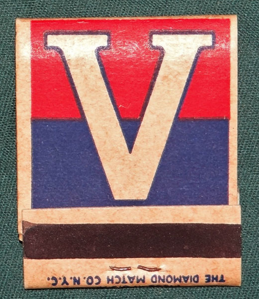 WW II "Victory" Match Book