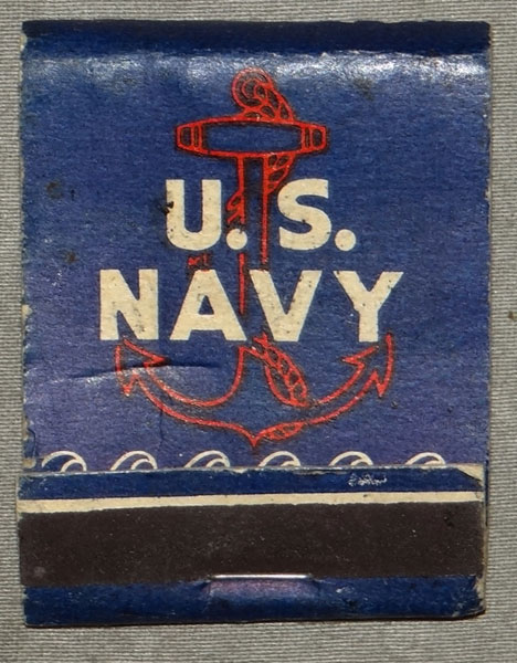 WW II "U.S. Navy" Match Book