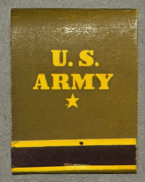 WW II "U.S. Army" Match Book