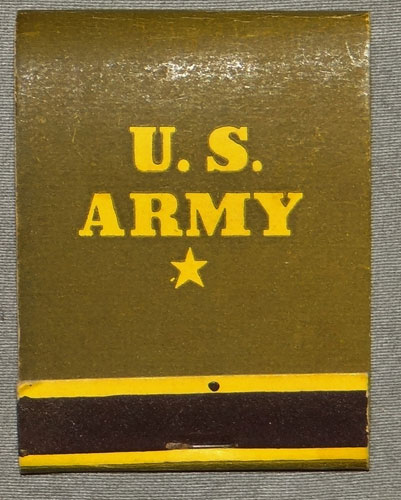 WW II "U.S. Army" Match Book