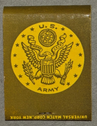 WW II "U.S. Army" Match Book