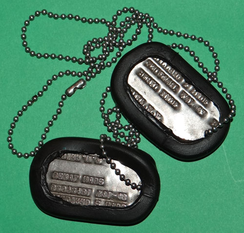 WW II Army Dog Tags