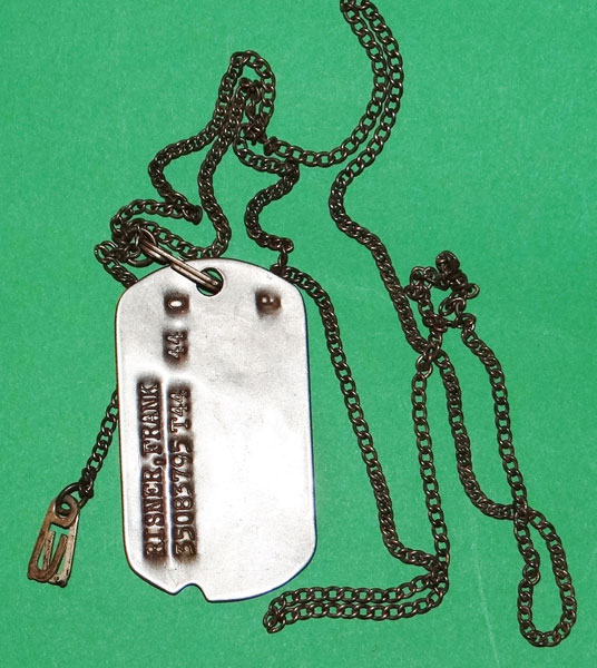 WW II U.S. Army Dog Tag