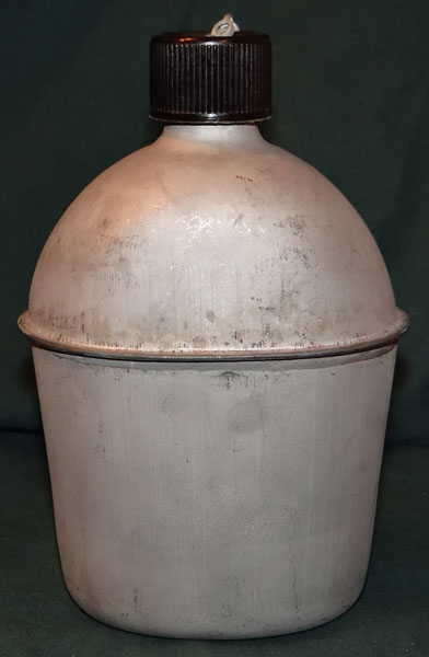 U.S. WW II M-1910/42 Stainless Steel Canteen