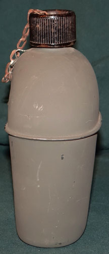 U.S. WW II M-1910/42 Stainless Steel Canteen