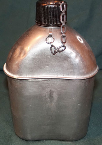 U.S. WW II M-1910/42 Stainless Steel Canteen