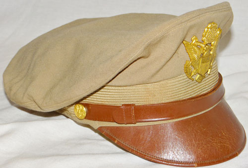 World War II U.S. Army "CRUSHER" Visor Hat