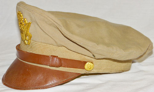 World War II U.S. Army "CRUSHER" Visor Hat