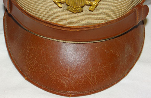 World War II U.S. Army "CRUSHER" Visor Hat