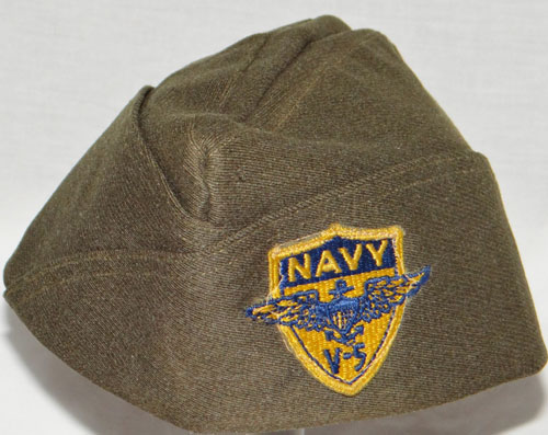 NAVY World War II "V-5" Aviation CADET Garrison Cap