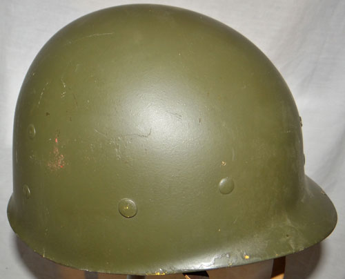 WW II U.S. M-1 Helmet with "FIXED BALE" with Net