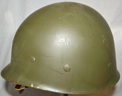 WW II U.S. M-1 Helmet with "FIXED BALE" with Net